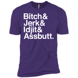 T-Shirts Purple / X-Small Team Free Will Helvetica Men's Premium T-Shirt