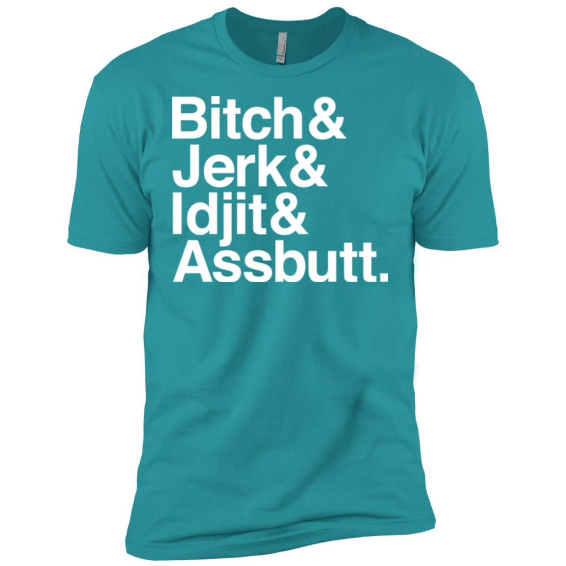T-Shirts Tahiti Blue / X-Small Team Free Will Helvetica Men's Premium T-Shirt