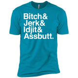 T-Shirts Turquoise / X-Small Team Free Will Helvetica Men's Premium T-Shirt