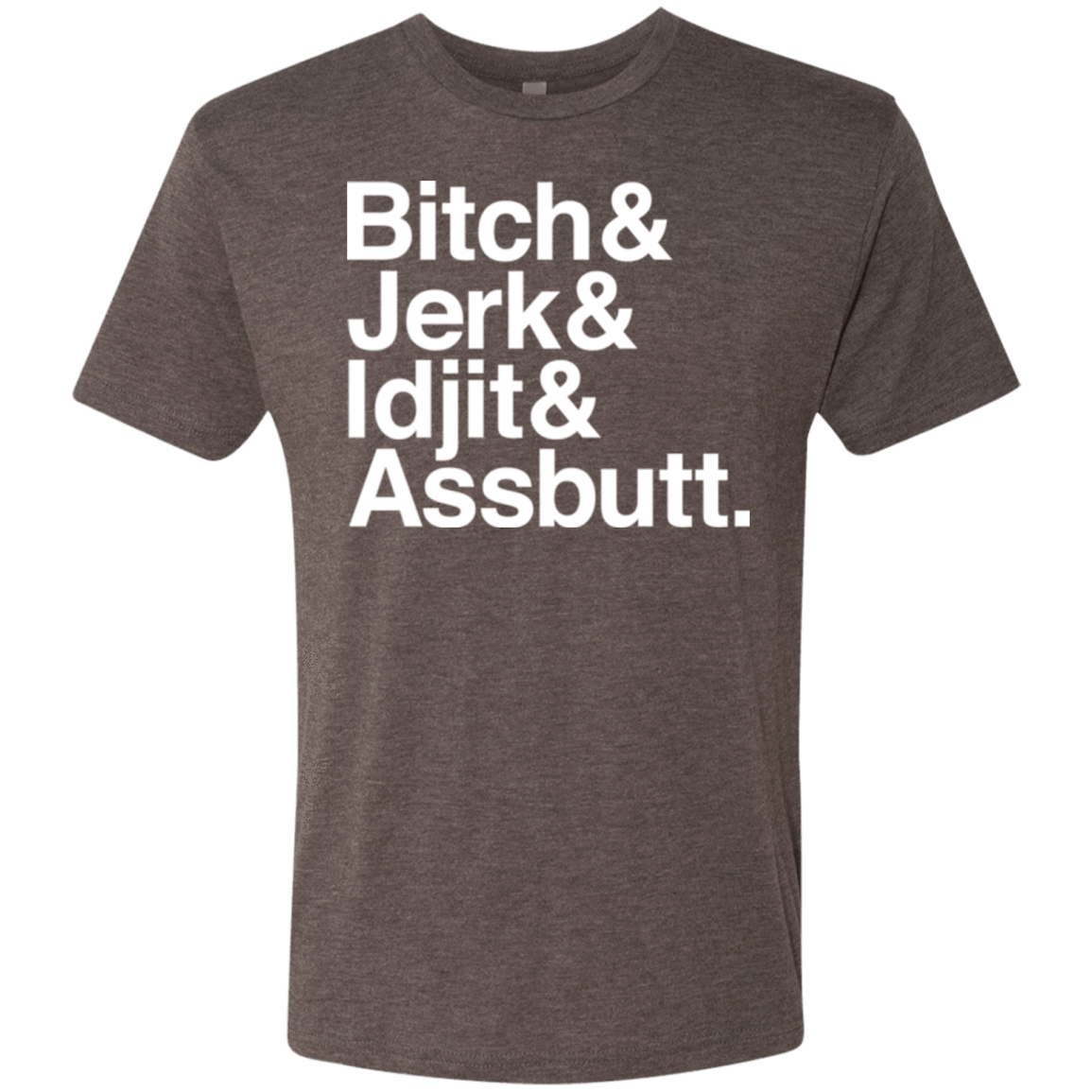 T-Shirts Macchiato / Small Team Free Will Helvetica Men's Triblend T-Shirt