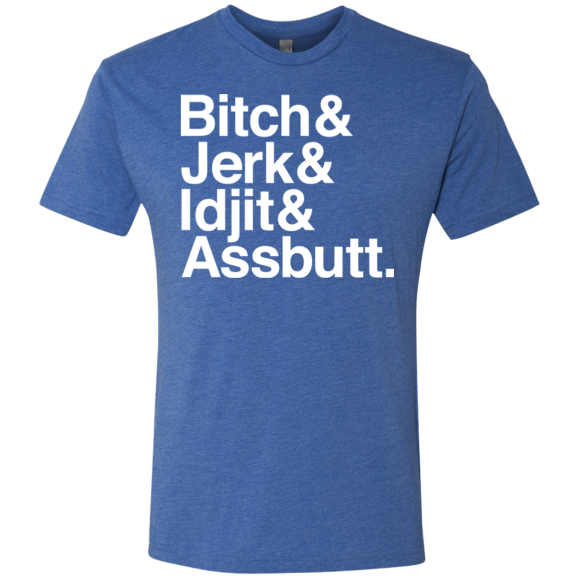 T-Shirts Vintage Royal / Small Team Free Will Helvetica Men's Triblend T-Shirt