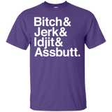 T-Shirts Purple / Small Team Free Will Helvetica T-Shirt