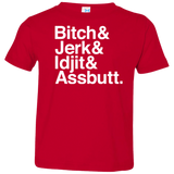 T-Shirts Red / 2T Team Free Will Helvetica Toddler Premium T-Shirt