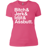 T-Shirts Hot Pink / X-Small Team Free Will Helvetica Women's Premium T-Shirt