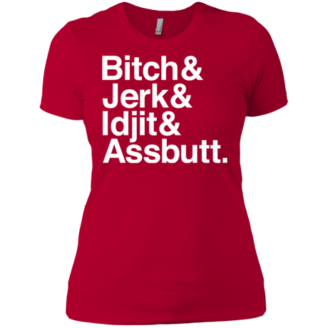 T-Shirts Red / X-Small Team Free Will Helvetica Women's Premium T-Shirt