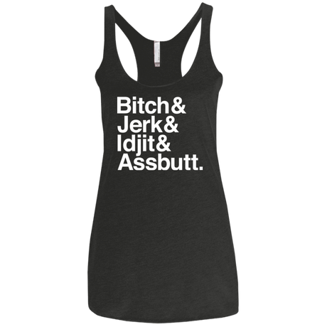 T-Shirts Vintage Black / X-Small Team Free Will Helvetica Women's Triblend Racerback Tank