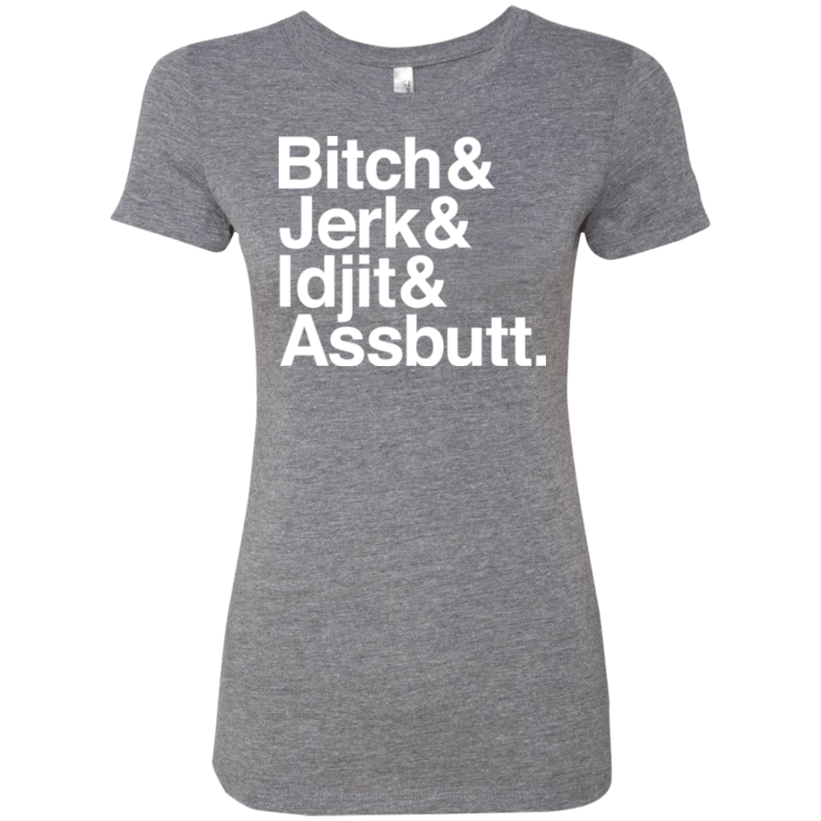 T-Shirts Premium Heather / Small Team Free Will Helvetica Women's Triblend T-Shirt