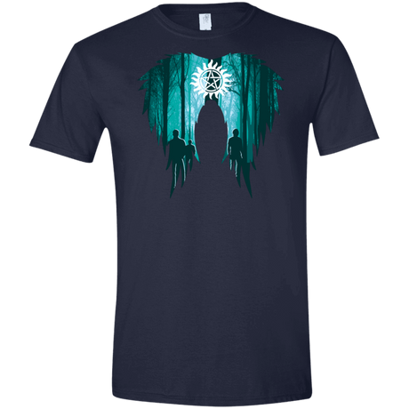 T-Shirts Navy / X-Small Team Free Will Men's Semi-Fitted Softstyle