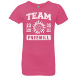 T-Shirts Hot Pink / YXS Team Freewill Girls Premium T-Shirt
