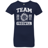 T-Shirts Midnight Navy / YXS Team Freewill Girls Premium T-Shirt