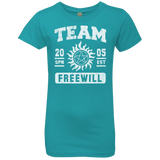 T-Shirts Tahiti Blue / YXS Team Freewill Girls Premium T-Shirt