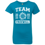 T-Shirts Turquoise / YXS Team Freewill Girls Premium T-Shirt