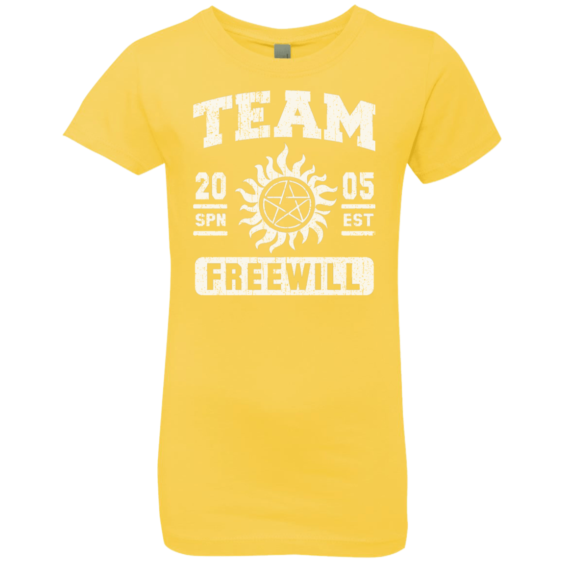 T-Shirts Vibrant Yellow / YXS Team Freewill Girls Premium T-Shirt