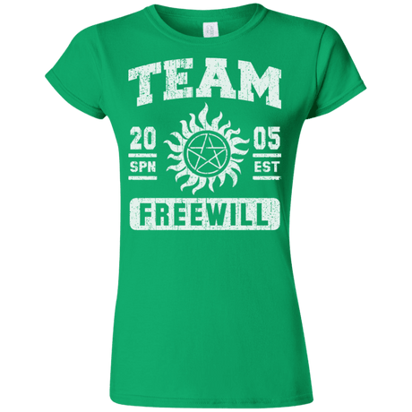T-Shirts Irish Green / S Team Freewill Junior Slimmer-Fit T-Shirt
