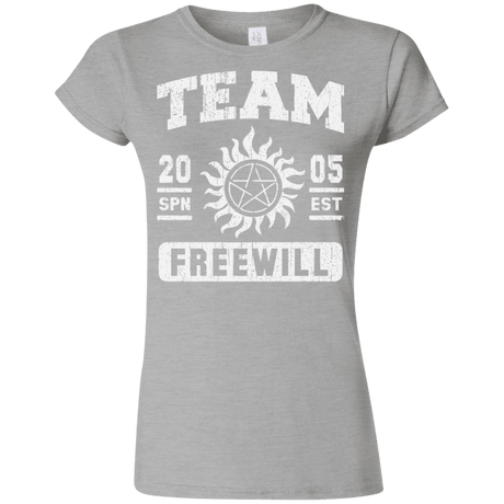 T-Shirts Sport Grey / S Team Freewill Junior Slimmer-Fit T-Shirt