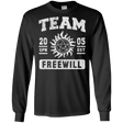 T-Shirts Black / S Team Freewill Men's Long Sleeve T-Shirt