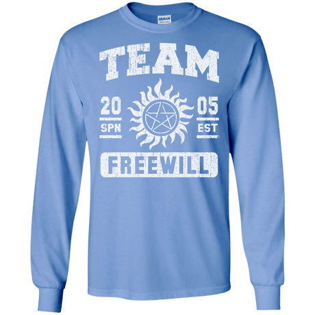 T-Shirts Carolina Blue / S Team Freewill Men's Long Sleeve T-Shirt