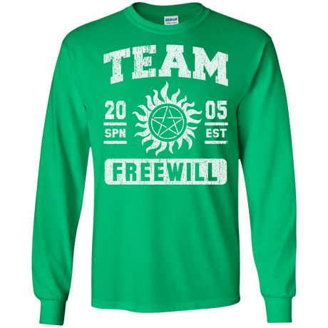 T-Shirts Irish Green / S Team Freewill Men's Long Sleeve T-Shirt