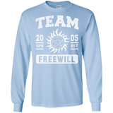 T-Shirts Light Blue / S Team Freewill Men's Long Sleeve T-Shirt