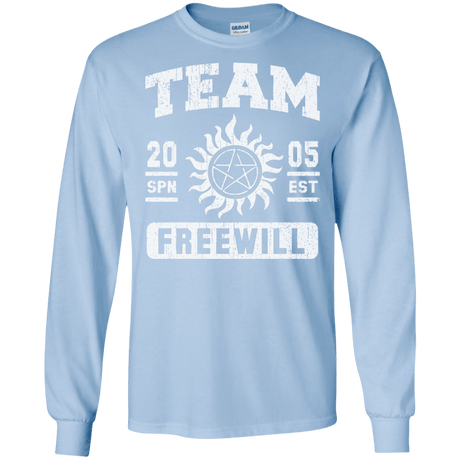T-Shirts Light Blue / S Team Freewill Men's Long Sleeve T-Shirt