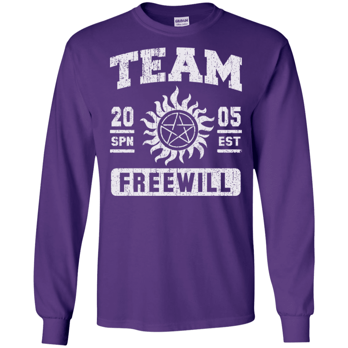 T-Shirts Purple / S Team Freewill Men's Long Sleeve T-Shirt