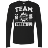 T-Shirts Black / S Team Freewill Men's Premium Long Sleeve