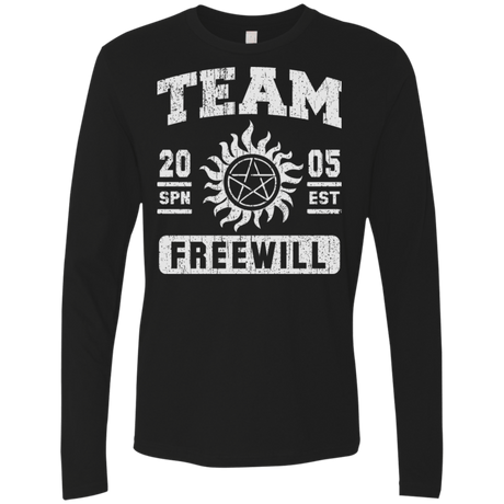 T-Shirts Black / S Team Freewill Men's Premium Long Sleeve