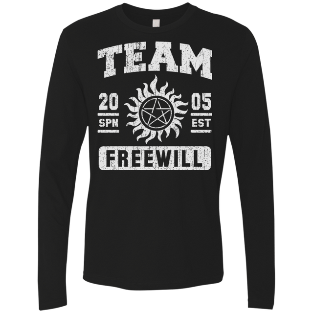 T-Shirts Black / S Team Freewill Men's Premium Long Sleeve