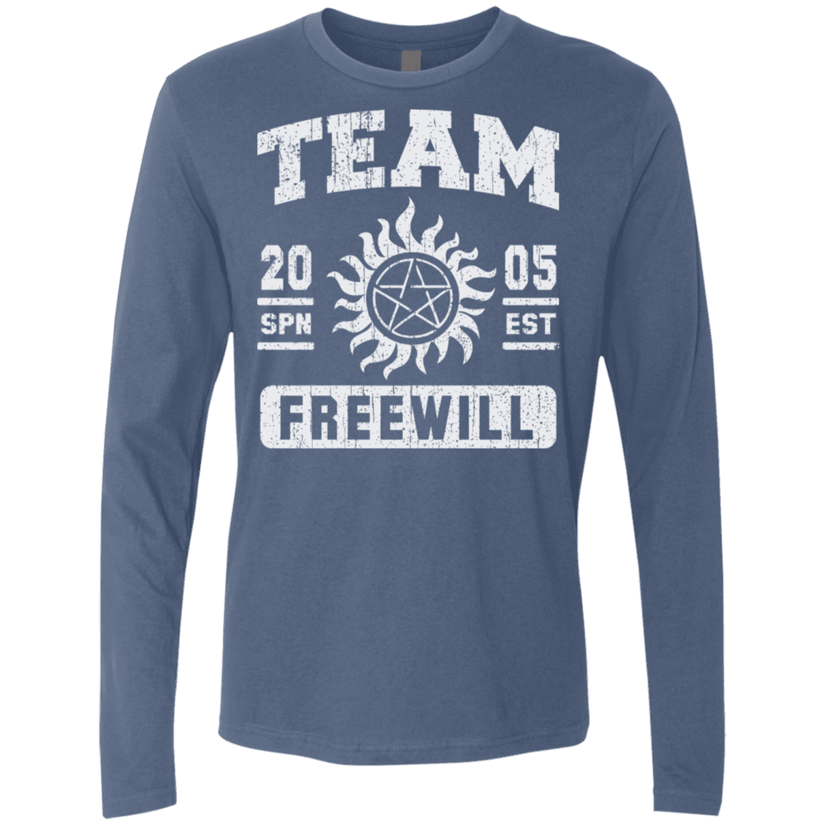 T-Shirts Indigo / S Team Freewill Men's Premium Long Sleeve