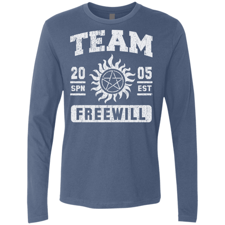 T-Shirts Indigo / S Team Freewill Men's Premium Long Sleeve
