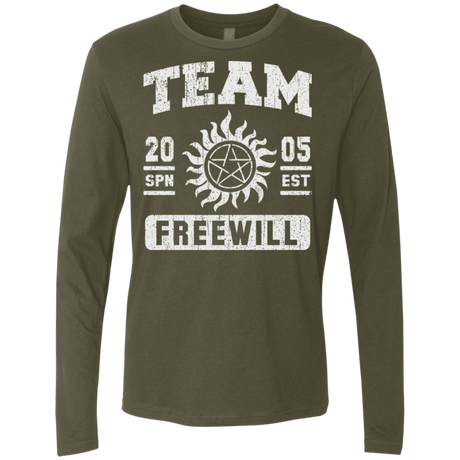 T-Shirts Military Green / S Team Freewill Men's Premium Long Sleeve