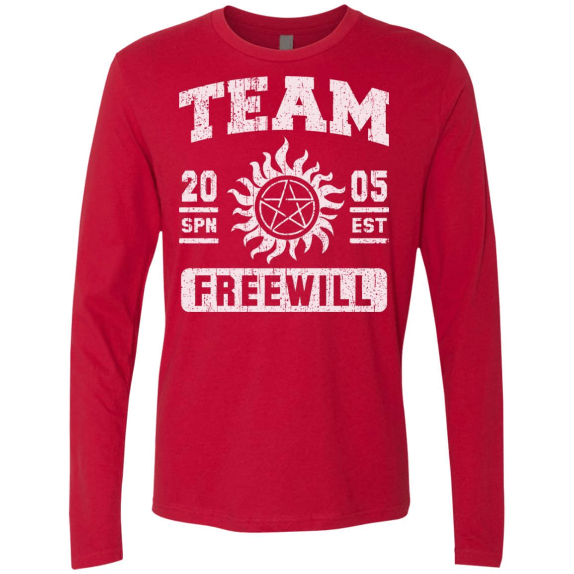 T-Shirts Red / S Team Freewill Men's Premium Long Sleeve