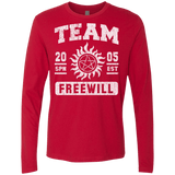 T-Shirts Red / S Team Freewill Men's Premium Long Sleeve