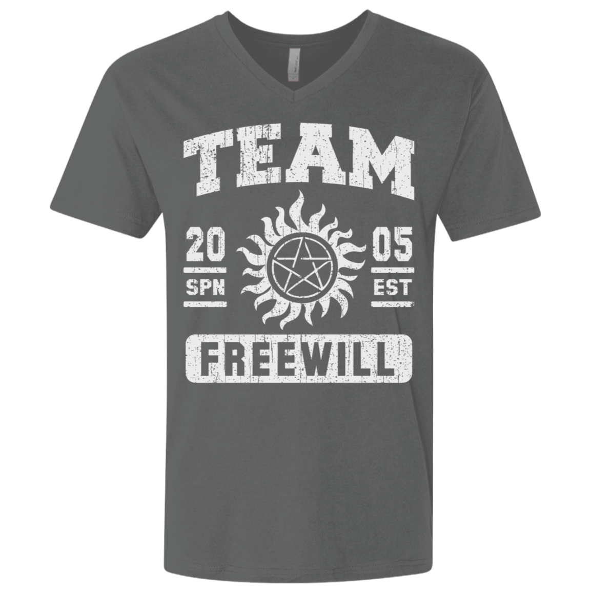 T-Shirts Heavy Metal / X-Small Team Freewill Men's Premium V-Neck