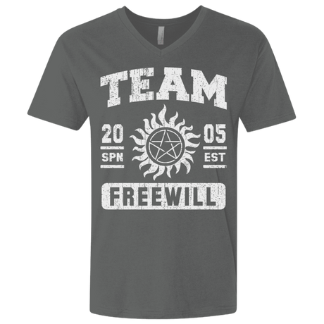 T-Shirts Heavy Metal / X-Small Team Freewill Men's Premium V-Neck