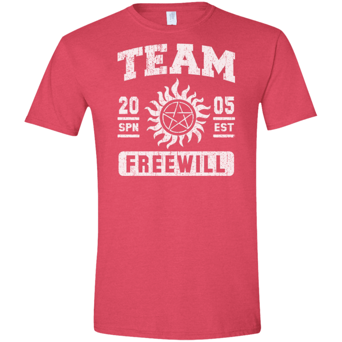 T-Shirts Heather Red / S Team Freewill Men's Semi-Fitted Softstyle