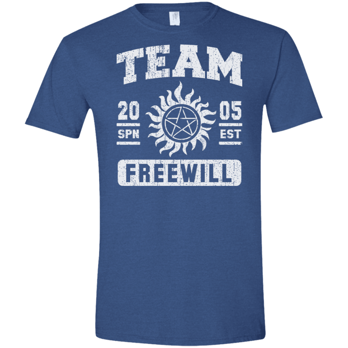 T-Shirts Heather Royal / X-Small Team Freewill Men's Semi-Fitted Softstyle