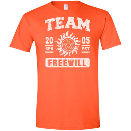 T-Shirts Orange / S Team Freewill Men's Semi-Fitted Softstyle