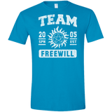T-Shirts Sapphire / S Team Freewill Men's Semi-Fitted Softstyle