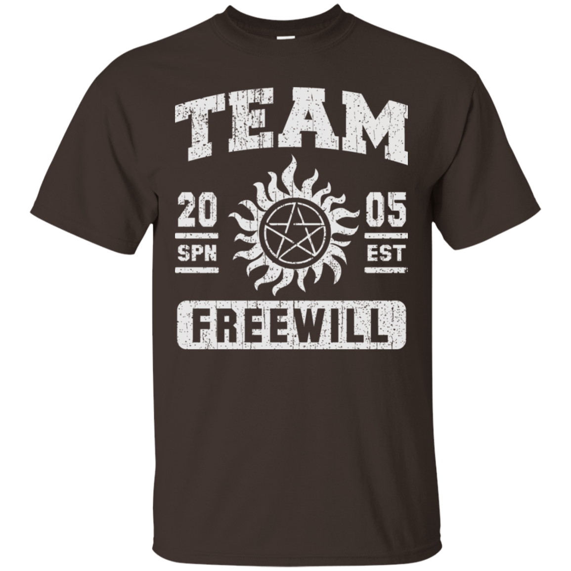 T-Shirts Dark Chocolate / S Team Freewill T-Shirt