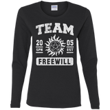 T-Shirts Black / S Team Freewill Women's Long Sleeve T-Shirt