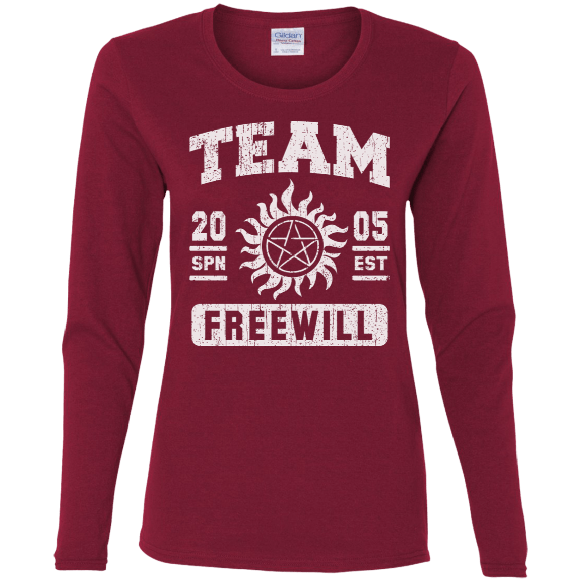 T-Shirts Cardinal / S Team Freewill Women's Long Sleeve T-Shirt