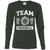 T-Shirts Forest / S Team Freewill Women's Long Sleeve T-Shirt