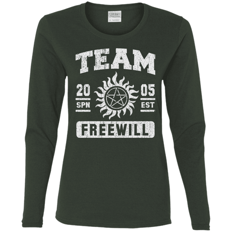 T-Shirts Forest / S Team Freewill Women's Long Sleeve T-Shirt