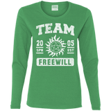 T-Shirts Irish Green / S Team Freewill Women's Long Sleeve T-Shirt