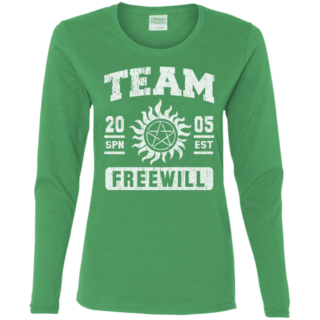 T-Shirts Irish Green / S Team Freewill Women's Long Sleeve T-Shirt