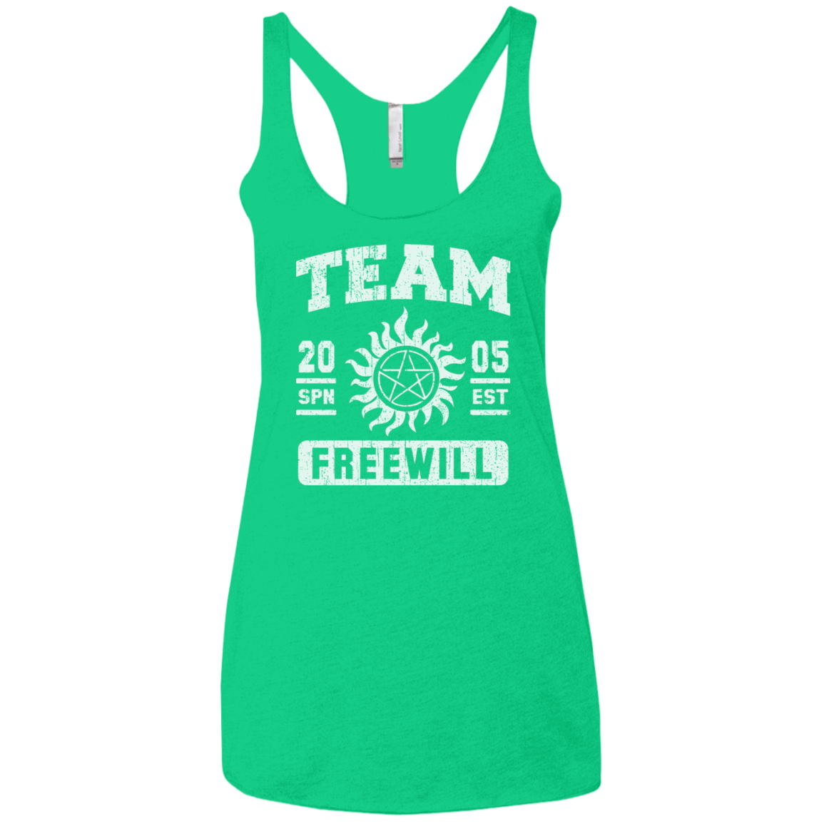 T-Shirts Envy / X-Small Team Freewill Women's Triblend Racerback Tank