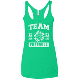 T-Shirts Envy / X-Small Team Freewill Women's Triblend Racerback Tank