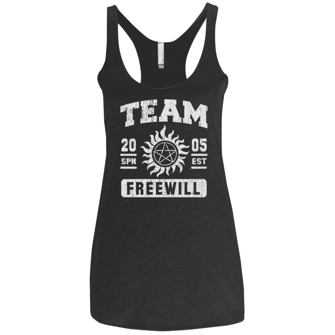 T-Shirts Vintage Black / X-Small Team Freewill Women's Triblend Racerback Tank