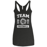 T-Shirts Vintage Black / X-Small Team Freewill Women's Triblend Racerback Tank
